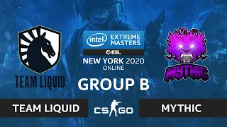 CS:GO - Team Liquid vs Mythic [Inferno] Map 2 - IEM New York 2020 - Group B - NA