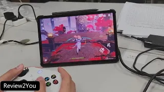 Xiaomi Mi Pad 5 Pro + Xbox Controller Genshin Impact Gameplay (Snapdragon 870, 6+128GB)