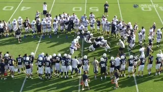 Saquon Barkley Penn State practice drill run