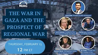 Panel Discussion: The War in Gaza and the Prospect of Regional War