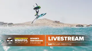 GWA Wingfoil World Cup Fuerteventura 2023 | Day 1 Live