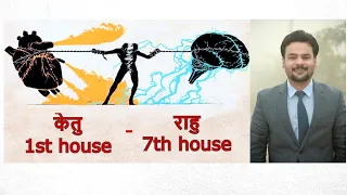 Ketu in 1st house Rahu in 7th house  : Rahu-Ketu Axis (1st house मै केतु  7th house मै राहु )