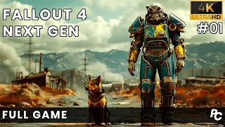 FALLOUT 4 Next Gen Walkthrough Part 1 ( FULL GAME ) 4K 60FPS - No Commentary