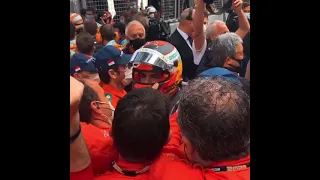 First podium of carlos sainz in ferrari [Monaco GP]