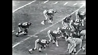 (SUPER DUPER RARE) 1963 Steelers @ Giants CBS TV Broadcast Clips