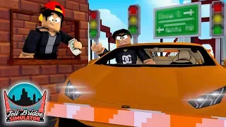 ROBLOX - THE TOLL BRIDGE SIMULATOR, GETTING MONEY FROM COOL CARS!!