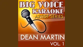 Let It Snow (In the Style of Dean Martin) (Karaoke Version)