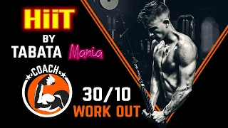 TABATA 30/10 - HiiT Workout music w/ TIMER - Intense TABATAMANIA