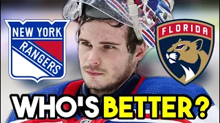 COMPARING The New York Rangers & Florida Panthers LINEUPS!