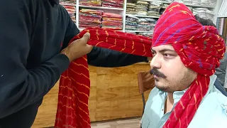 जोधपुरी साफा । Jodhpuri safa ! Rajasthani safa