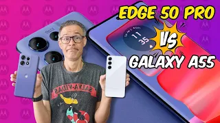 A VERDADE! MOTO EDGE 50 PRO e o GALAXY A55, QUAL vale mais a pena?