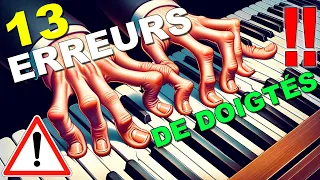 13 Erreurs de Doigtés à Corriger Absolument au Piano !