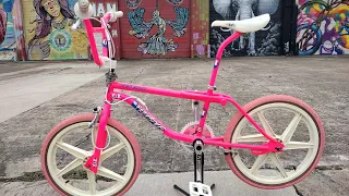 1987 Dayglo Pink GT Pro Freestyle Tour Old School BMX Bike Bicycle #oldschool #bmx #pft #freestyle