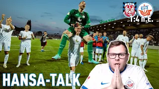 KRAKE KOLKE GEISTESKRANK! 🦑🦑🦑 | FSV Frankfurt - Hansa Rostock 1:4 n.E. | DFB-Pokal | HANSA TALK