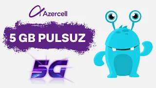 Azercell 5G sebekesini aktiv etmek ve 5GB hediyye almaq OZUNET