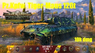 Pz.Kpfw. Tiger-Maus 120t, 10K Damage, 8 Kills, Mines - World of Tanks