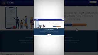 POR SEGURIDAD VERIFICA que accedes al portal oficial 💻: eticket.migracion.gob.do