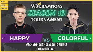 WC3 - W3Champions S10 - WB Semifinal: [UD] Happy vs. Colorful [NE]