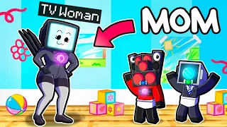 TV Woman Becomes a MOM in Minecraft!