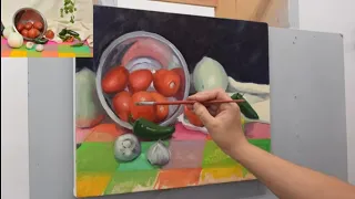 Paint a still life from start to finish