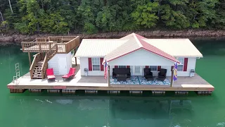 24 x 40 Floating Cabin (3Bed/2Bath - Approx 875sqft) For Sale on Norris Lake Tennessee - SOLD!