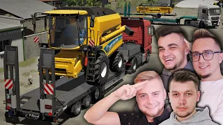 Kupiliśmy KOMBAJN 😍 Zarobiliśmy 200.000 za jajka 🔥 Żniwa Jęczmienia "SĄSIEDZI" #65 [S1] FS22 🔥 MST