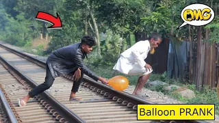 Update Viral Balloon PRANK in Public Seat 😁😁What A Funny Reaction On The Public..