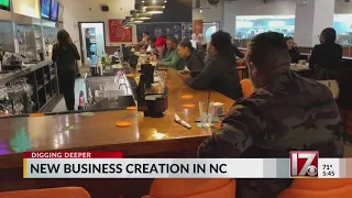 New businesses increasing in North Carolina