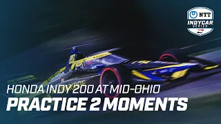 HONDA INDY 200 AT MID-OHIO // PRACTICE 2 MOMENTS