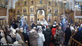 СПІВАНЯ КОЛЯДОК В УЖГОРОДІ. Кафедральный православный собор. 07.01.2024