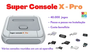 Super Console X Pro - O Melhor console da atualidade que reúne quase todos os emuladores - Unboxing