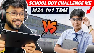 School Boy vs Android Gamer | M24 1v1 TDM Sniper Match - BGMI
