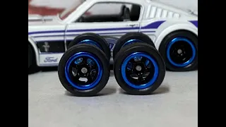 Custom Hot Wheels How To: Simple No Drill Hot Wheels Wheel Swap - Add New Rims And Rubber Tires