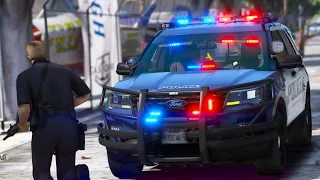 [GTA 5] NOUVELLE PATROUILLE AVEC LA POLICE AMÉRICAINE - USA-POLICE