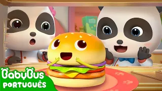 Produção Hambúrguer Artesana 🍔 | Comida Deliciosa | Desenho Infantil | BabyBus Português