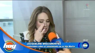 Jacqueline Bracamontes hace emotivas revelaciones sobre el fallecimiento de su hijo | Hoy