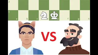 Can Mittens Anish beat Martin with 1 knight?