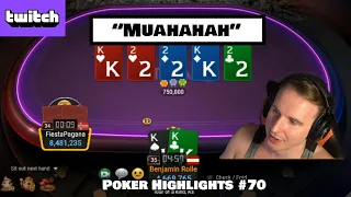 Great spot to have quads | Poker Highlights #70