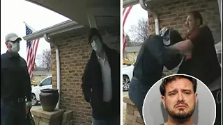 Doorbell Cam Catches Daylight Home Invasion as Burglar Is Shot Dead (Full Video) *Graphic