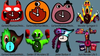 Garten Of Banban 2 Mobile , Banban 3+4 ,Syringeon Monster 5, Banban 6Mobile, Monster 3D ,Jester Bird