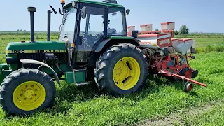 semina soia 2023 con John Deere 1950 e Gaspardo MT