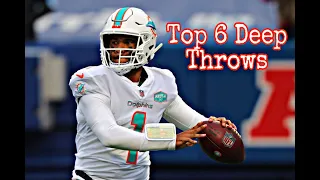 Tua Tagovailoa “Can’t Throw Deep” || Top 6 Deep Throws 2021