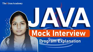 Core Java Interview Questions | One Of The Best ONLINE Mock Interview | Kiran Sir