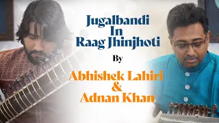 Abhishek Lahiri and Adnan Khan's exquisite Raag Jhinjhoti performance on Sarod & Sitar | Bazm e khas