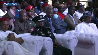 Ace Comedian, Okey Bakassi Entertains Buhari At Police Conference In Imo