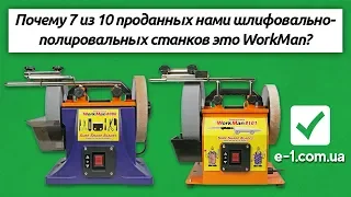 WorkMan 8080 и 8101 лучшие заточные станки для ножей и ножниц