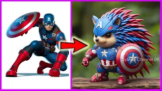 AVENGERS But HEDGEHOG 🦔 VENGERS 🔥 All Characters (marvel & DC) 2024💥