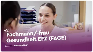 Die Ausbildung als Fachmann/-frau Gesundheit EFZ - Altersheim Büren | Lehrstellenvideo | Yousty