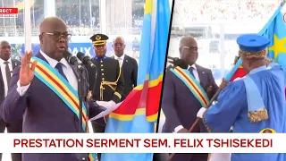 PRESTATION DE SERMENT // SEM FELIX TSHISEKEDI PRESIDENT DE LA RDC LE 20/01/2024 // STADE DES MARTYRS