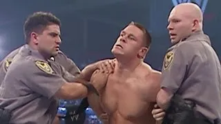 WWE Champion JBL has John Cena arrested for vandalism: SmackDown, March 31, 2005